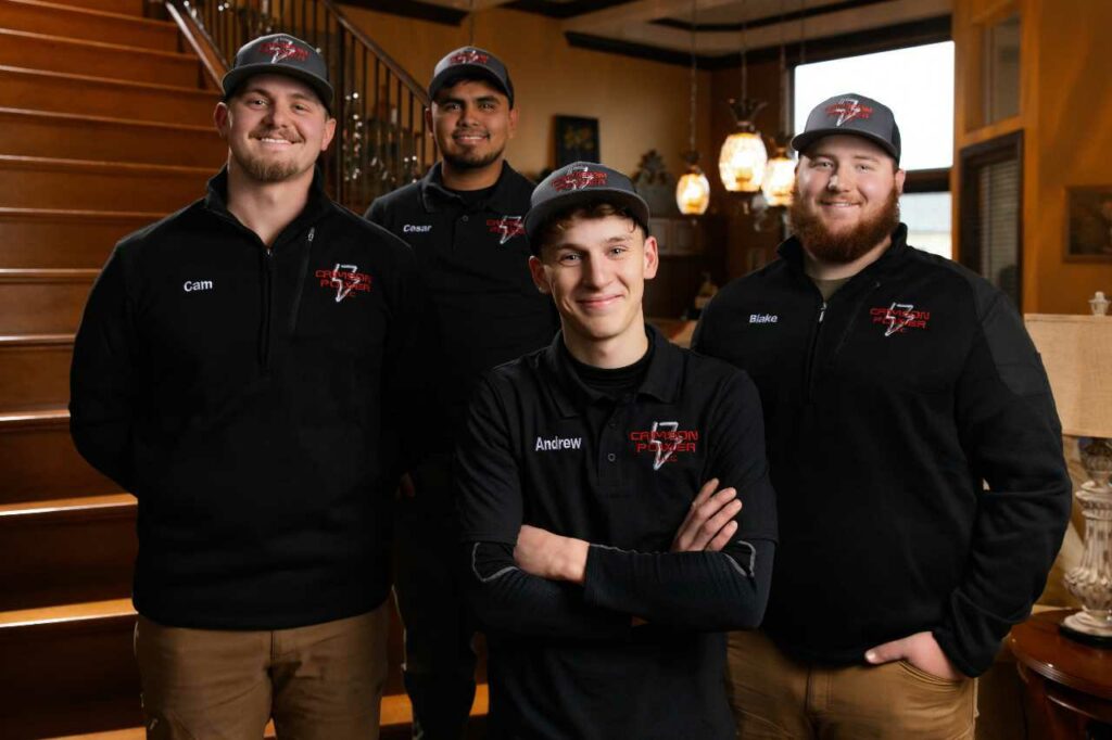 Crimson Power team of professional electricians